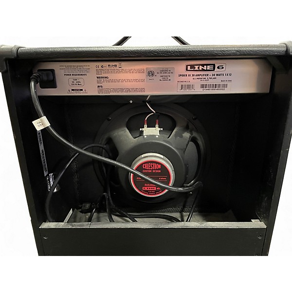 Used Line 6 Spider III 30W 1x12 Guitar Combo Amp