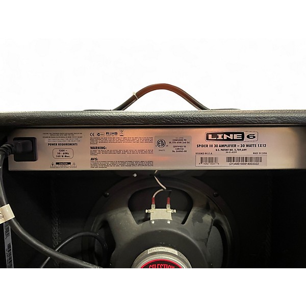 Used Line 6 Spider III 30W 1x12 Guitar Combo Amp