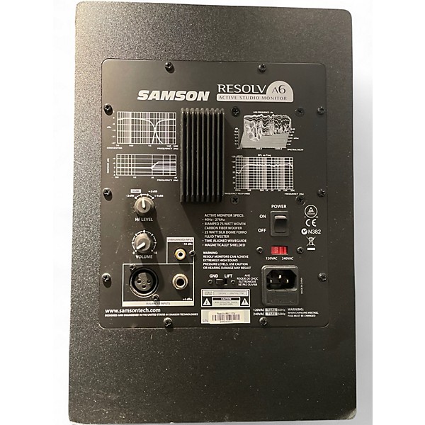 Used Samson resolv a6 PAir Powered Monitor