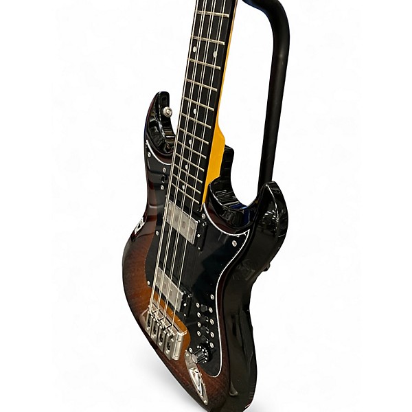Used Hagstrom H8 II 2 Tone Sunburst Electric Bass Guitar