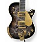 Used Gretsch Guitars G6134 Penguin BLACK SILVER PAISLEY Solid Body Electric Guitar