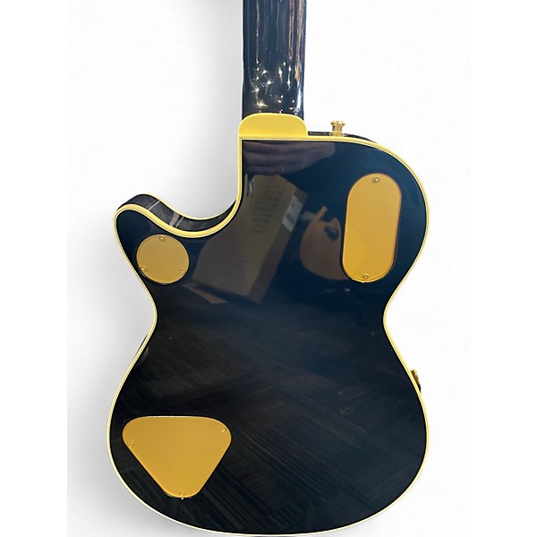 Used Gretsch Guitars G6134 Penguin BLACK SILVER PAISLEY Solid Body Electric Guitar