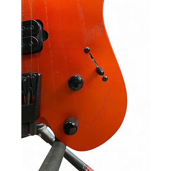 Used Kiesel Vader Metallic Orange Solid Body Electric Guitar