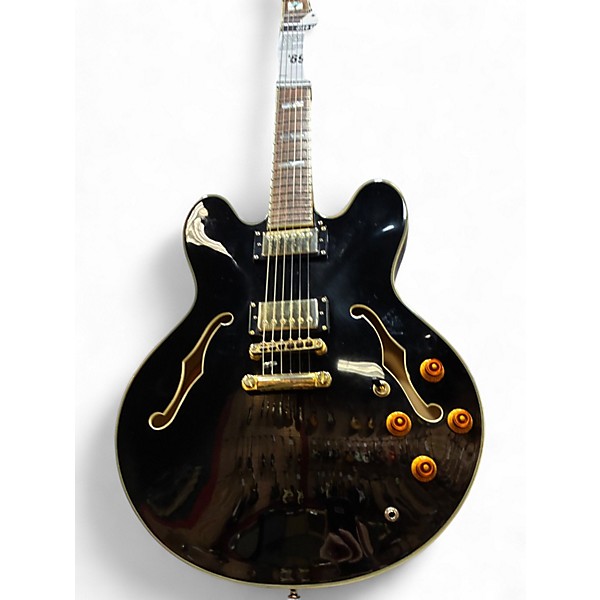 Used Epiphone Sheraton II Black Hollow Body Electric Guitar
