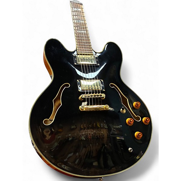Used Epiphone Sheraton II Black Hollow Body Electric Guitar