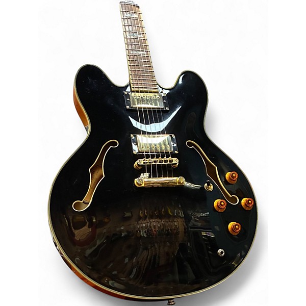 Used Epiphone Sheraton II Black Hollow Body Electric Guitar