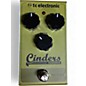 Used TC Electronic Cinders Overdrive Effect Pedal