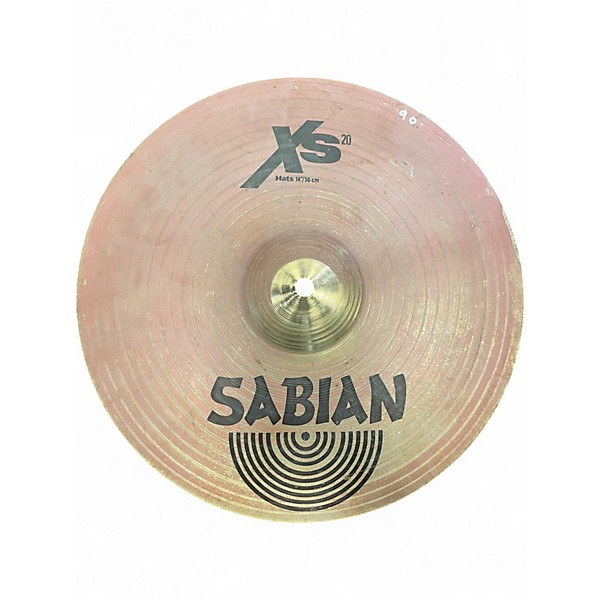 Used SABIAN 14in XS20 Hi Hat Pair Cymbal