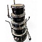 Used Pearl 5 Piece ROADSHOW JUNIOR Black Drum Kit
