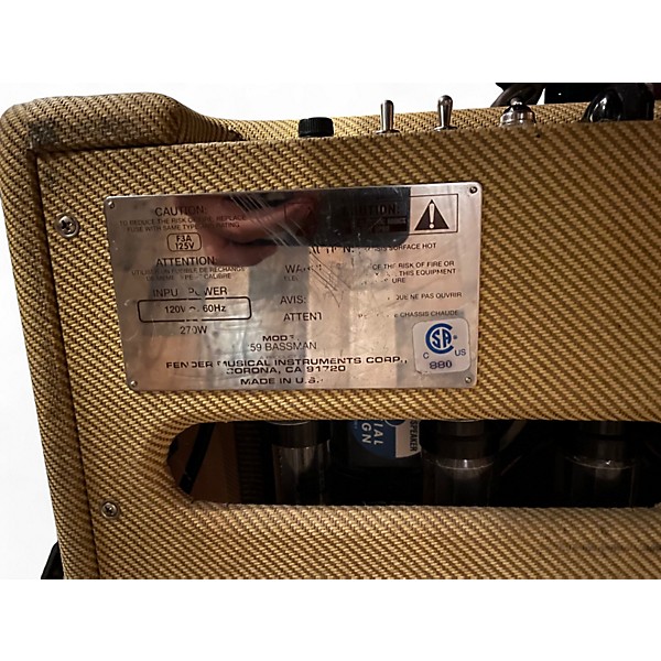 Used Fender Vintage Reissue 1959 Bassman LTD 4x10 Tube Guitar Combo Amp