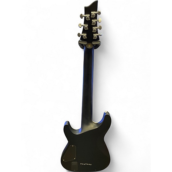 Used Schecter Guitar Research Damien Platinum 7 BLACK Solid Body Electric Guitar
