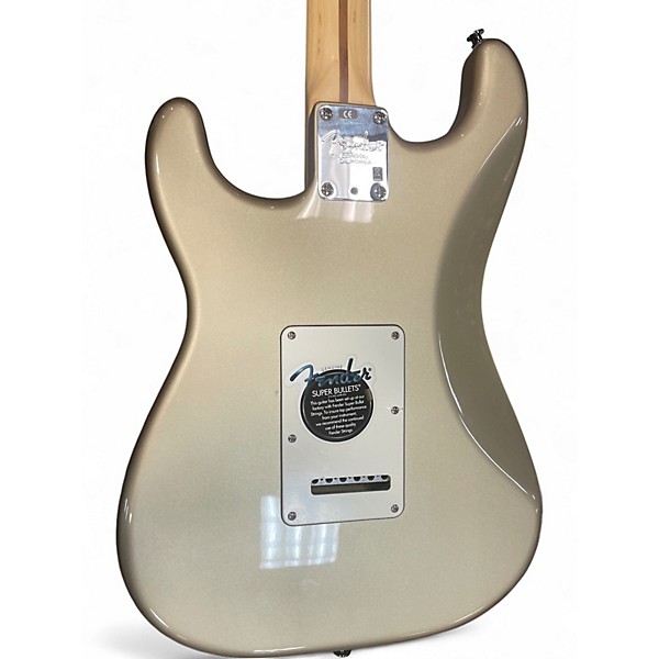 Used Fender American SRS HSS Stratocaster Metallic Gold Solid Body Electric Guitar