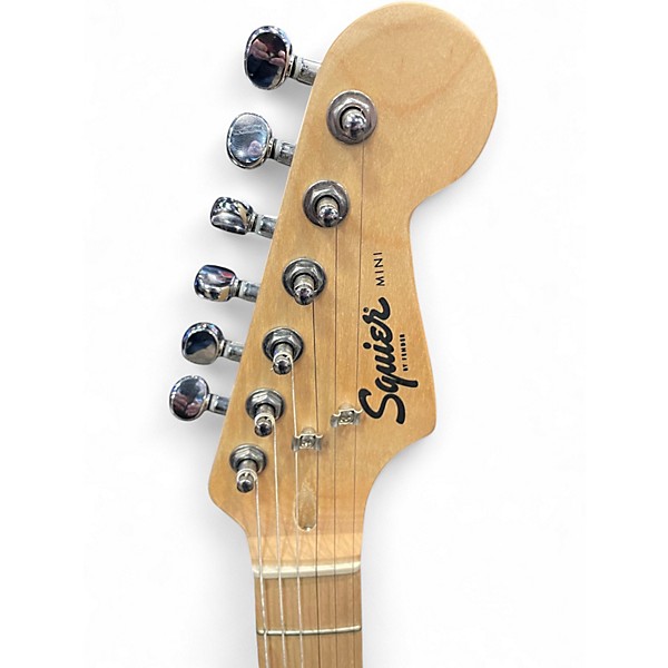 Used Squier Jazzmaster Mini Olympic White Solid Body Electric Guitar