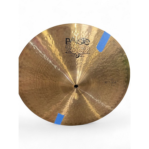 Used Paiste 15in 2002 Big Beat 15" hi hat pair Cymbal