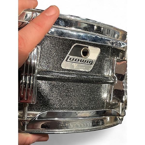 Used Ludwig 14X5 Acrolite Snare Black Galaxy Drum