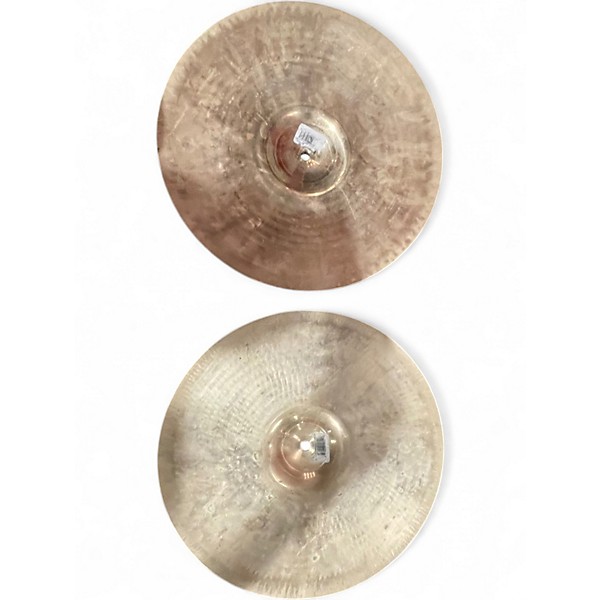 Used Zildjian 14in A Custom Hi Hat Pair Cymbal
