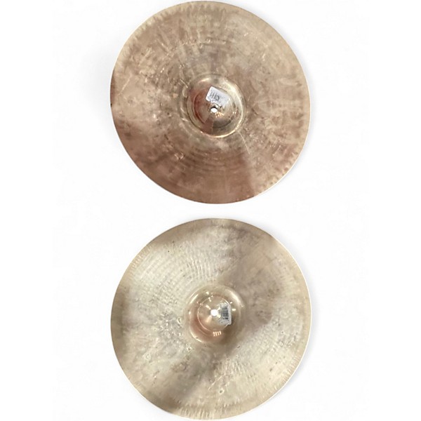 Used Zildjian 14in A Custom Hi Hat Pair Cymbal