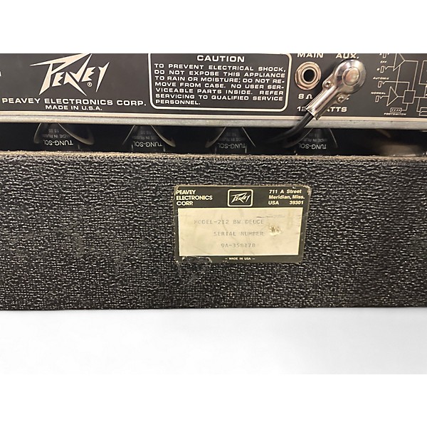 Used Peavey DEUCE 2X12 Tube Guitar Combo Amp