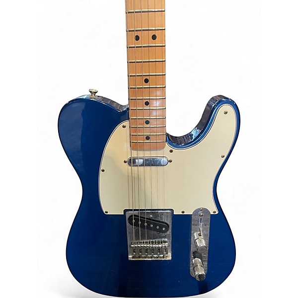 Used Fender Standard Telecaster Electron Blue Metallic Solid Body Electric Guitar