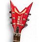 Used Dean Dime Razorback V Candy Apple Red Metallic Solid Body Electric Guitar