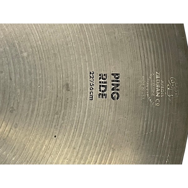 Used Zildjian 22in A Series Ping Ride Cymbal
