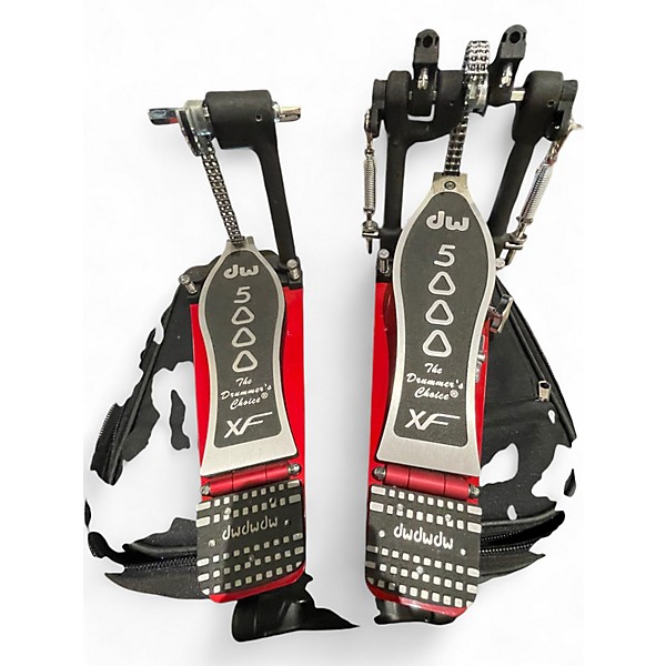 Used DW 5000 Series Double Double Bass Drum Pedal