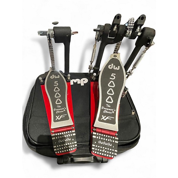 Used DW 5000 Series Double Double Bass Drum Pedal