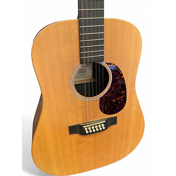 Used Martin Custom X Series Natural 12 String Acoustic Electric Guitar