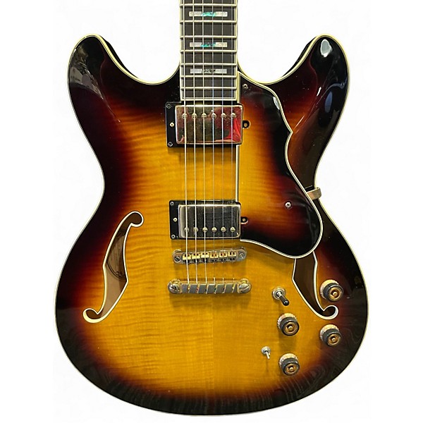 Used Ibanez AS153A Artstar 2 Color Sunburst Hollow Body Electric Guitar