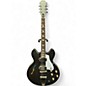 Used Epiphone Casino Hollowbody Satin Black Hollow Body Electric Guitar thumbnail