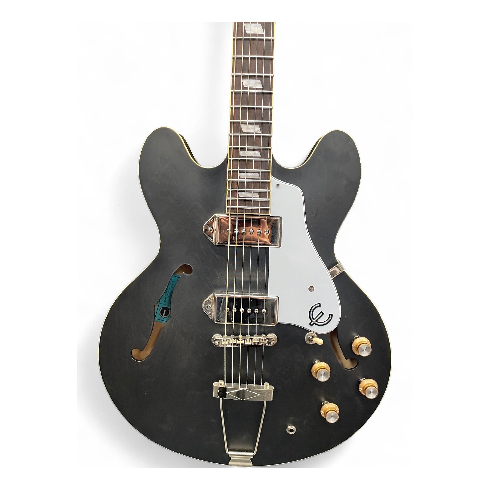 Used Epiphone Casino Hollowbody Satin Black Hollow Body Electric
