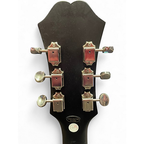 Used Epiphone Casino Hollowbody Satin Black Hollow Body Electric Guitar