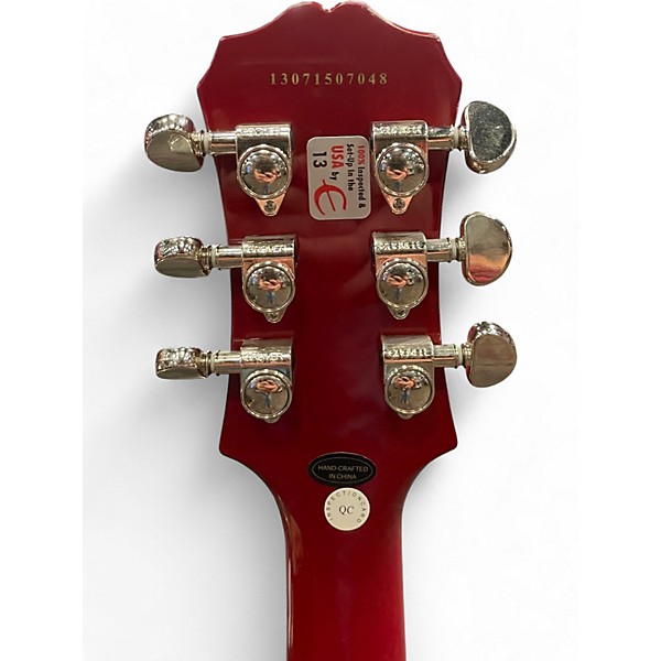 Used Epiphone Les Paul Standard red Solid Body Electric Guitar