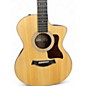 Used Taylor 214CE PLUS Natural Acoustic Electric Guitar