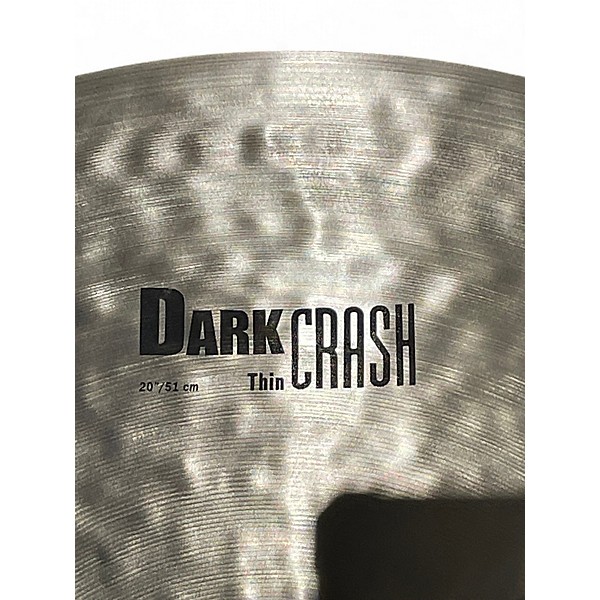 Used Zildjian 20in K Thin Dark Crash Cymbal