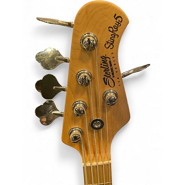 Used Sterling by Music Man STING RAY 5 Black Electric Bass Guitar