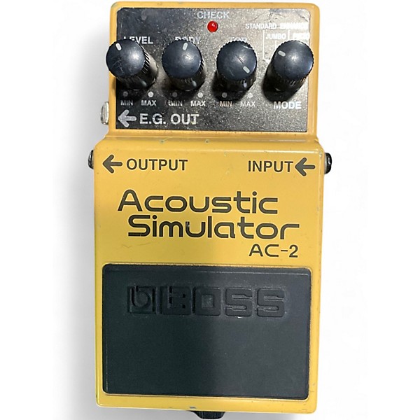 Used BOSS AC2 Acoustic Simulator Effect Pedal