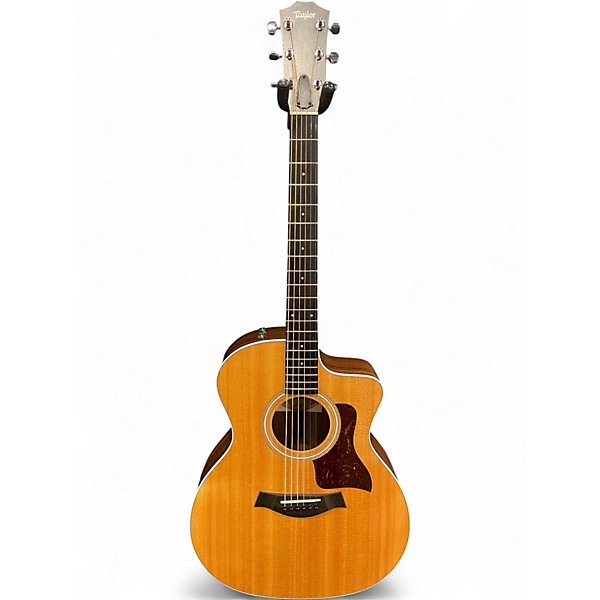 Used Taylor 214CE Natural Acoustic Electric Guitar