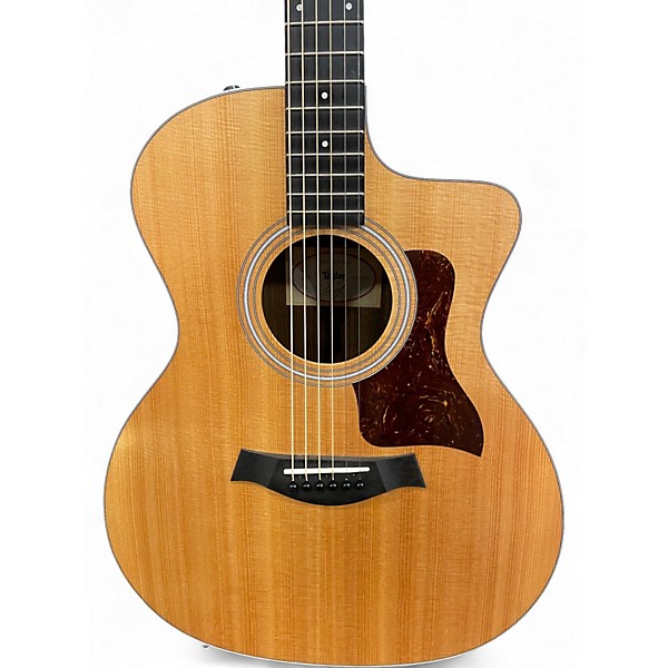 Used Taylor 214CE Natural Acoustic Electric Guitar