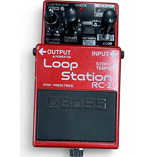 Used BOSS RC2 Loop Station Pedal