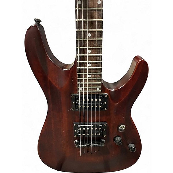 Used Schecter Guitar Research Omen 6 Natural Solid Body Electric Guitar