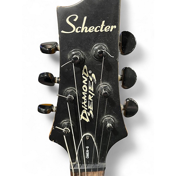 Used Schecter Guitar Research Omen 6 Natural Solid Body Electric Guitar