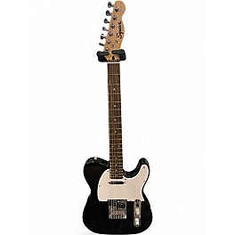 Used Squier Bullet Telecaster Black Solid Body Electric Guitar