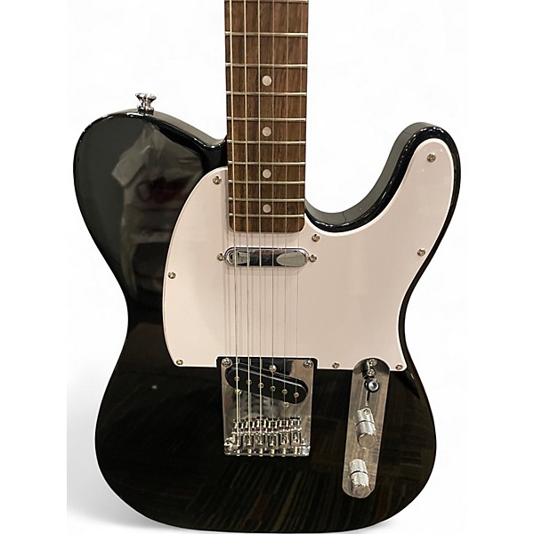 Used Squier Bullet Telecaster Black Solid Body Electric Guitar