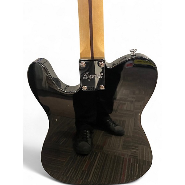 Used Squier Bullet Telecaster Black Solid Body Electric Guitar