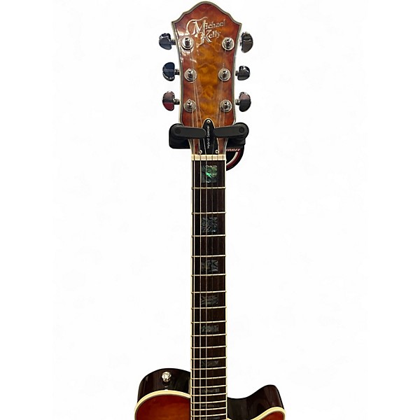 Used Michael Kelly Hybrid Special ORANGE BURST Hollow Body Electric Guitar