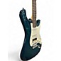 Used Donner Seeker Designer Series Aqua Green Solid Body Electric Guitar