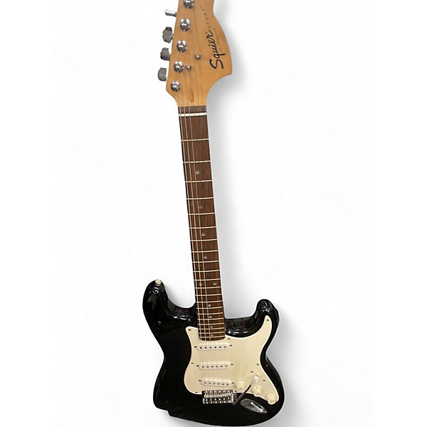 Used Squier Affinity Stratocaster Black Solid Body Electric Guitar