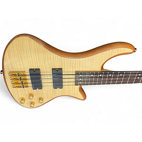 Used Schecter Guitar Research C4 Custom Stilleto satin natural Electric Bass Guitar