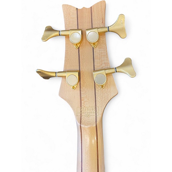 Used Schecter Guitar Research C4 Custom Stilleto satin natural Electric Bass Guitar